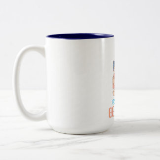 Best Mum Best Life Mug, Mother Hugging Cute Baby Two-Tone Coffee Mug
