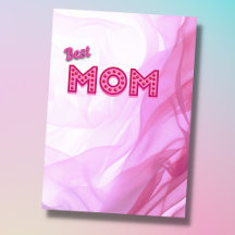 Best Mum best mum ever pink modern chic elegant