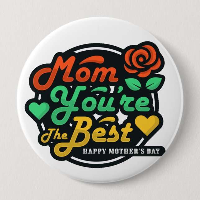 Best Mum Button (Front)