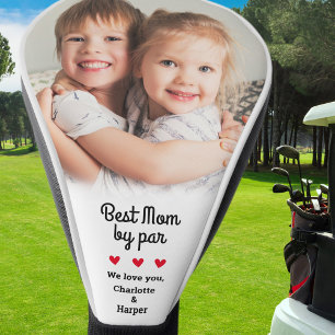 Best Mum By Par Modern Photo Keepsake Custom  Golf Head Cover