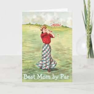 Best Mum by Par Mother's Day Greeting Card