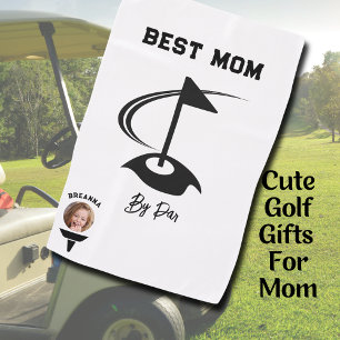 Best Mum By Par Photo Golf Ball Golf Graphic Towel