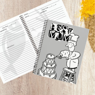 Best Mum Cake Maker Decorating Giant Cake Notebook