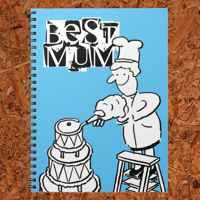 Best Mum Cake Maker Decorating Giant Cake Notebook (Creator Uploaded)