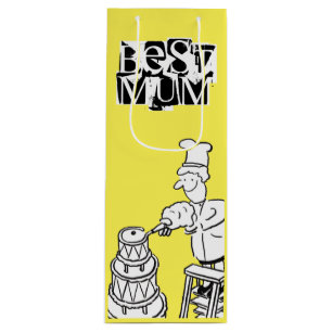 Best Mum Cake Maker Decorating Giant Cake Wine Gift Bag