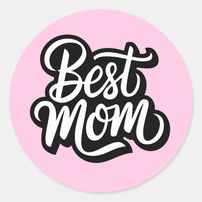 Best Mum Classic Round Sticker (Front)