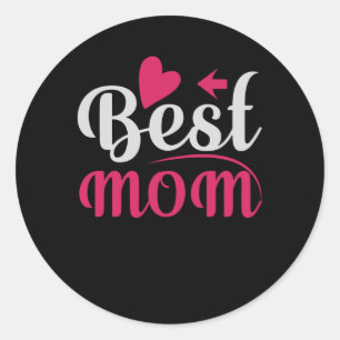 Best Mum Classic Round Sticker