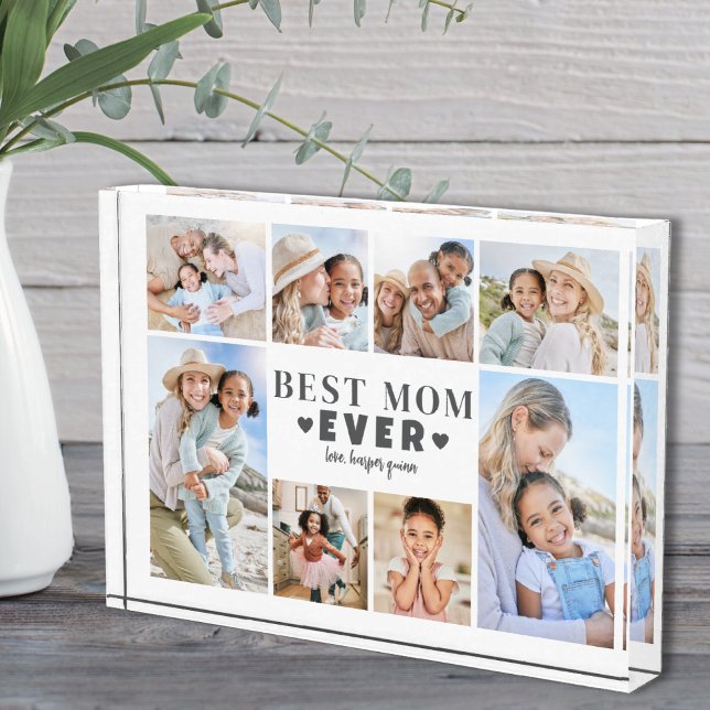 Best Mum Collage Photo Block (Best Mom Collage Photo Block)