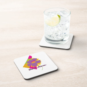 Best Mum Colourful Trendy Design Coaster