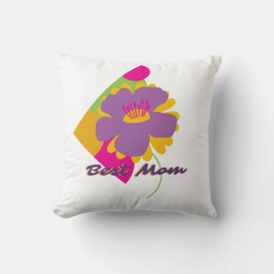 Best Mum Colourful Trendy Design Cushion
