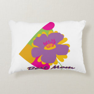 Best Mum Colourful Trendy Designed Decorative Cushion