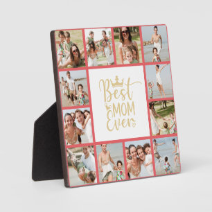 Best Mum Ever 12 Photo Collage Plaque
