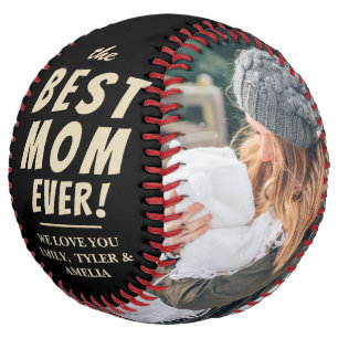 Best Mum Ever 2 Photo Collage Mother  Softball