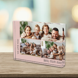 Best Mum Ever 3 Photos Blush Pink Mother's Day