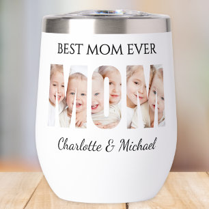 Best Mum Ever 3 Photos Cutout Letters