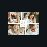Best Mum Ever 4 Photo Collage Canvas Print Gift<br><div class="desc">Turn four favourite memories into a statement piece she’ll treasure every day. This custom 4 photo collage canvas features “Best Mum Ever” and makes a meaningful Mother’s Day or birthday gift that feels personal and elevated. A timeless piece she can proudly display in her home.</div>