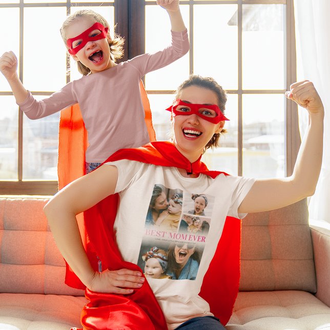 Best Mum Ever 4 Photo T-Shirt (Creator Uploaded)