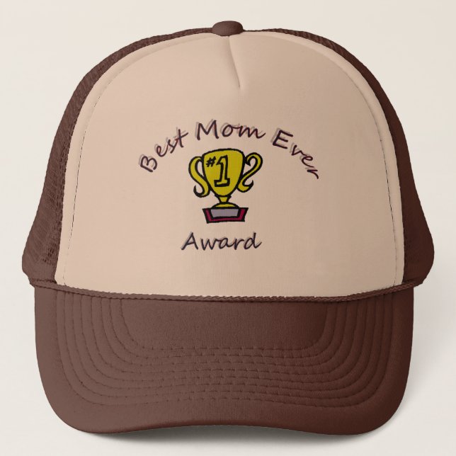 Best Mum Ever Award Hat (Front)