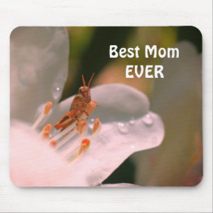 Best Mum Ever Azalea And Grasshopper  Mouse Pad