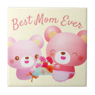 Best Mum Ever Bears Tile