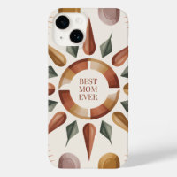 Best Mum Ever Boho Phone Case Gift
