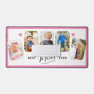 Best Mum Ever Calligraphy 5 Photo Desk Mat