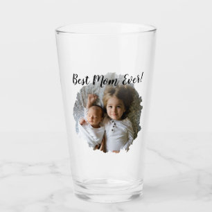 Best Mum Ever Children Photo Glass