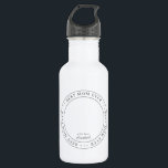Best Mum Ever Classic Simple Photo 532 Ml Water Bottle<br><div class="desc">This simple and classic design is composed of serif typography and add a custom photo.</div>