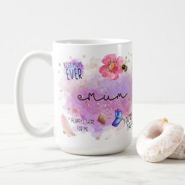 Best Mum Ever Coffee Mug (With Donut)