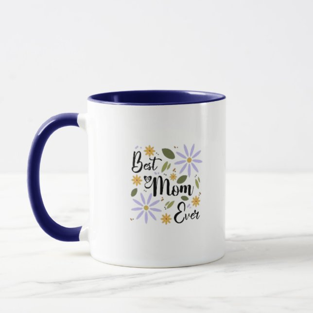 “Best Mum Ever – Coffee Mug Design” (Left)