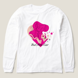 Best Mum Ever Colourful Design Tri-Blend Shirt