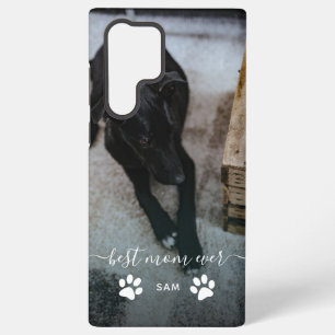 Best Mum Ever Custom Dog Photo Samsung Galaxy Case