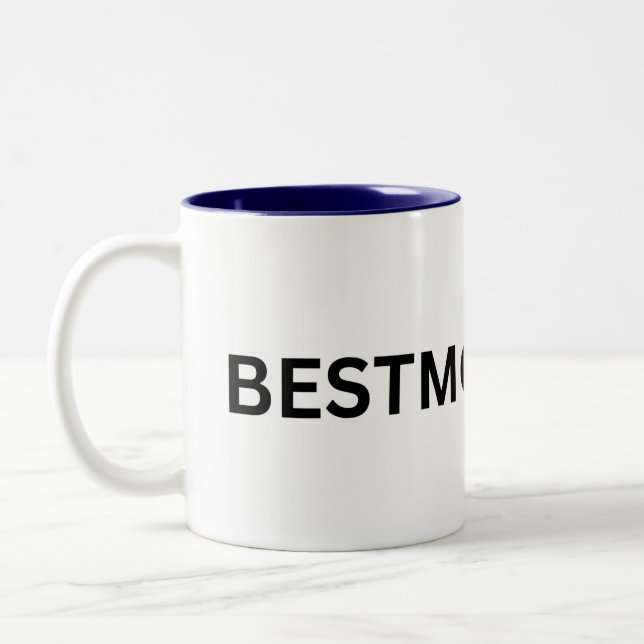 Best Mum Ever Custom Mug – Personalised Coffee Cup (Left)