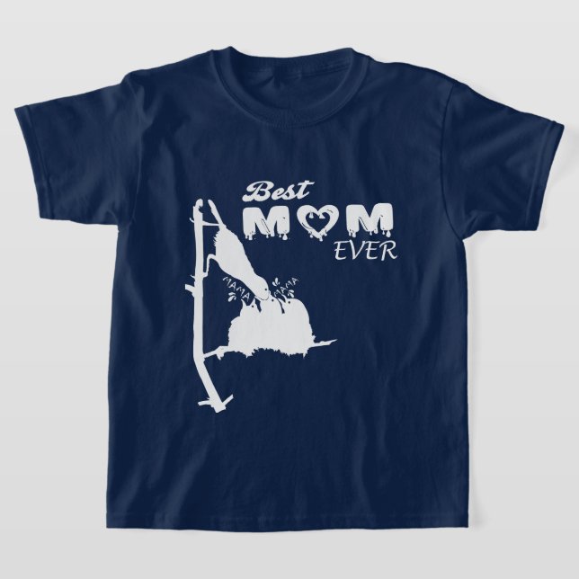 Best Mum Ever – Custom Personalised  T-Shirt (Laydown)