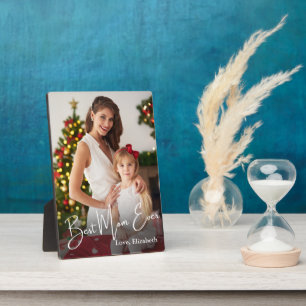 Best Mum Ever Custom Photo Plaque
