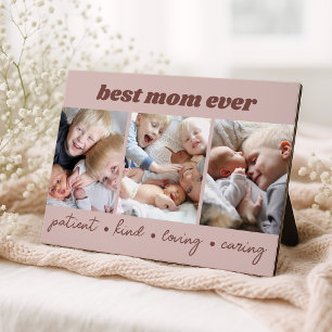 Best Mum Ever Custom Photo Plaque
