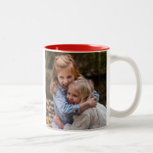 Best Mum Ever Custom Photo Two-Tone Coffee Mug