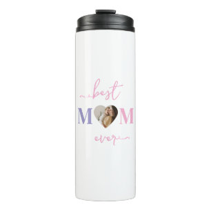 Best Mum Ever Custom Tumbler with Photo