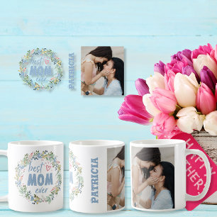 Best Mum ever customisable name and photo Coffee Mug