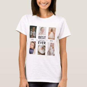 Best Mum Ever Customisable year and images T-Shirt