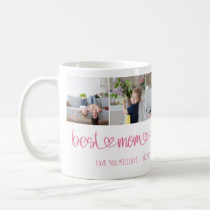 Best Mum Ever Cute Lettering I Love You 6 Photo Coffee Mug