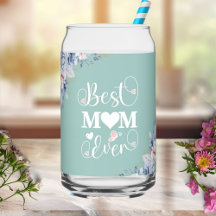 'Best Mum Ever' elegant floral 