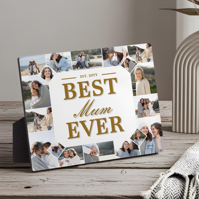 Best Mum Ever Father's Day Photo Frame Collage (Best Mum Ever Father's Day Photo Frame Collage)