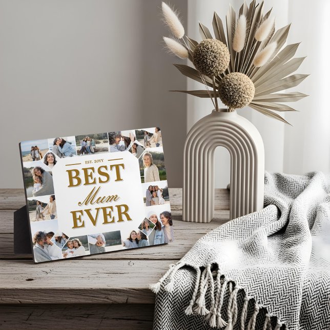 Best Mum Ever Father's Day Photo Frame Collage (Best Mum Ever Father's Day Photo Frame Collage)