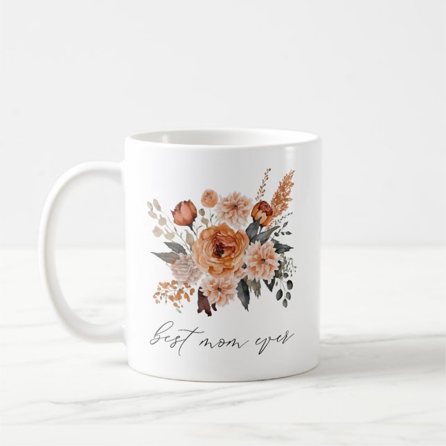 Best Mum Ever Floral Mother's Day Mug Gift (Left)