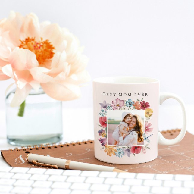 Best Mum Ever Floral Mug (Creator Uploaded)