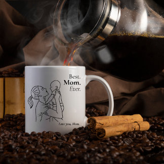 Best Mum Ever – Floral Mug Gift