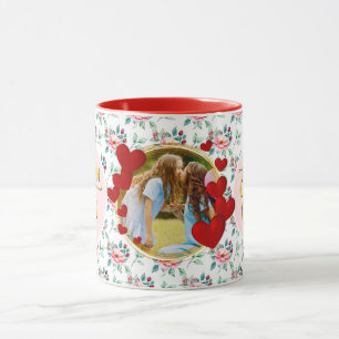 Best Mum Ever Floral Photo Mother's Day Mug