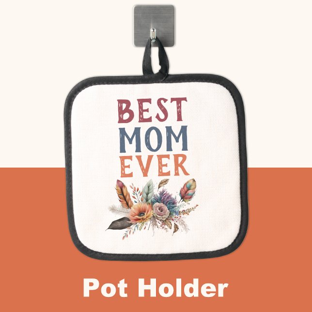 Best mum ever floral pot holder (Creator Uploaded)