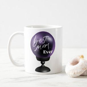 Best Mum EVER Fun Purple Crystal Ball Coffee Mug